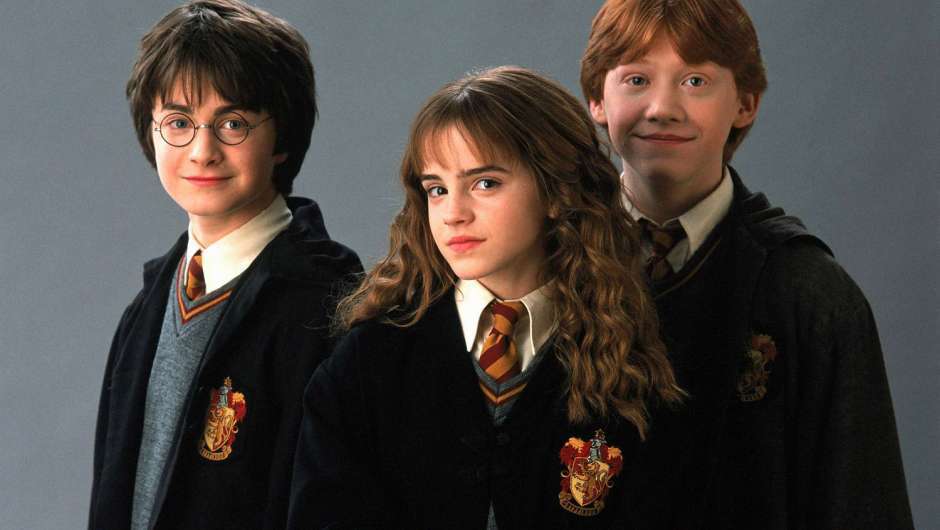 Harry Potter, Hermine Granger und Ron Weasley