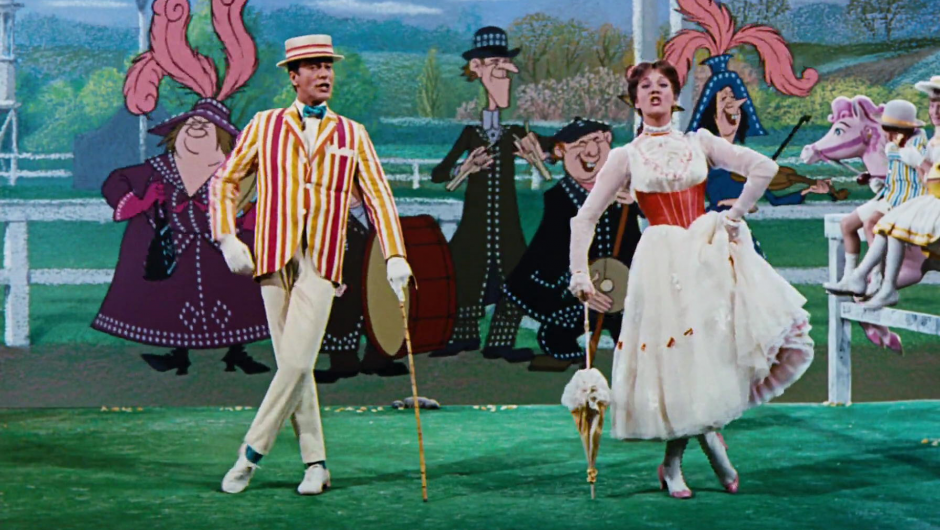 Dick van Dyke und Julie Andrews in Mary Poppins