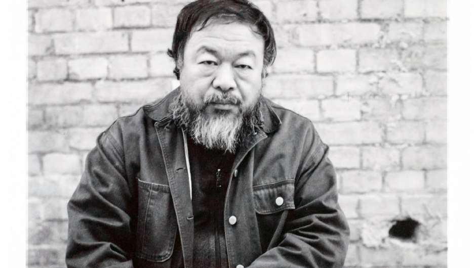 Porträt von Ai Weiwei im Artists Studio, Berlin