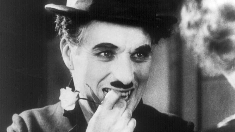 Charlie Chaplin in "City Lights"