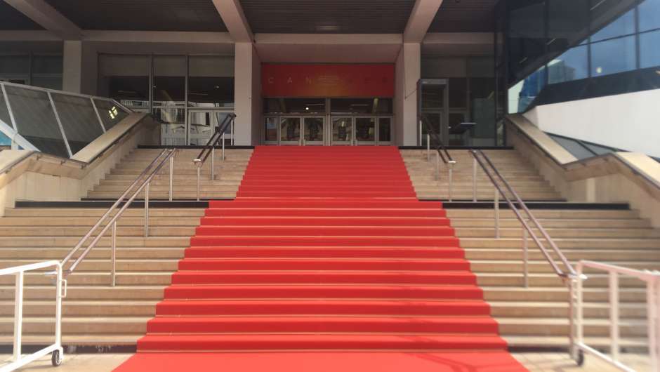 Der rote Teppich in Cannes