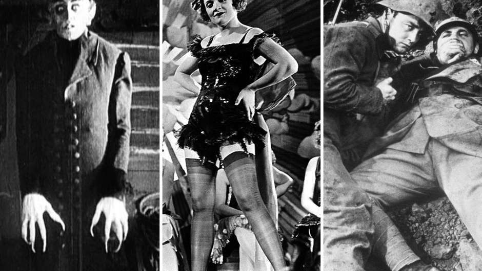 Kino in der Weimarer Republik: Nosferatu, Der blaue Engel, Im Westen nichts Neues