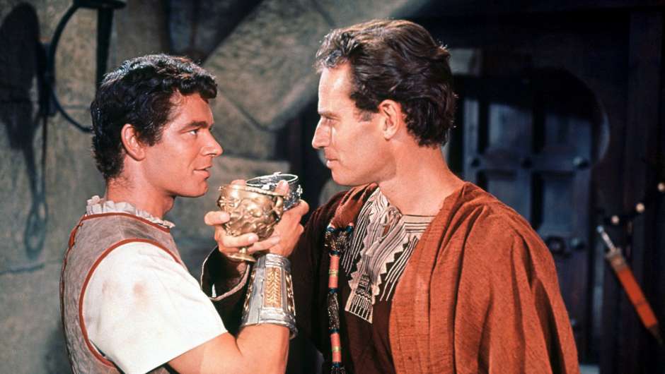 Stephen Boyd und Charlton Heston in Ben Hur (1959)