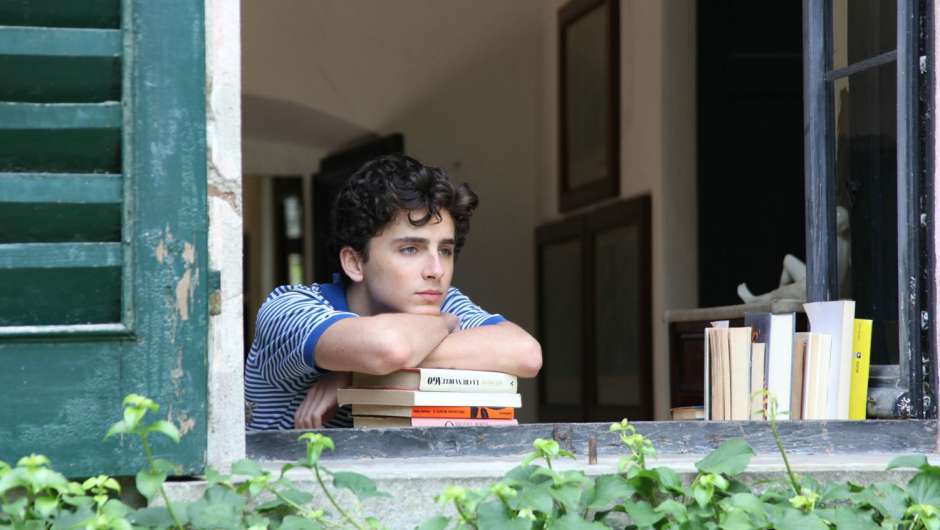 Timothée Chalamet in "Call Me By Your Name"