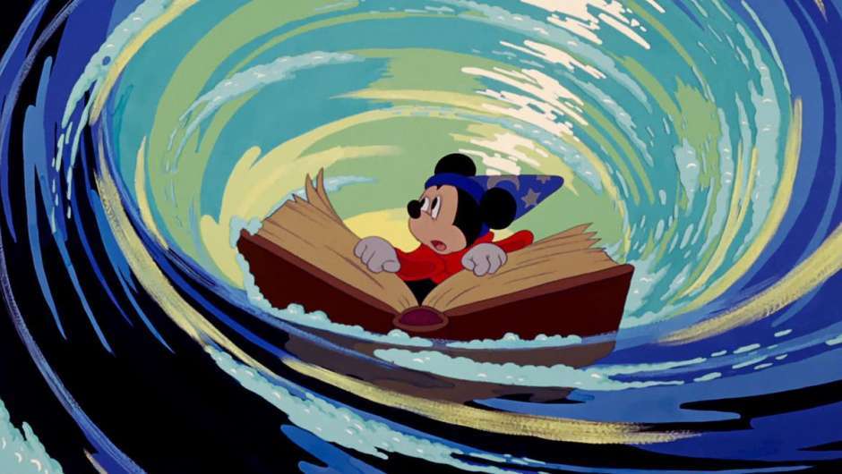 Mickey Maus als Zauberlehrling in "Fantasia"
