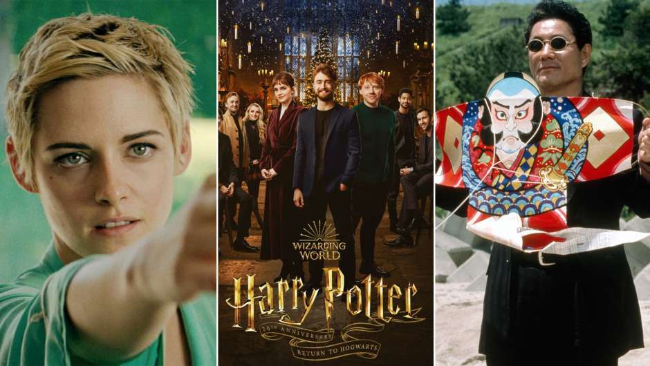 Kristen Stewart in "Jean Seberg" / "Harry Potter: 20th Anniversary" / Takeshi Kitano in "Hana-bi"
