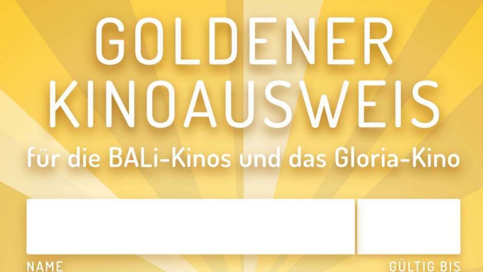 Der Goldene Kinoausweis der Kasseler Arthouse-Kinos
