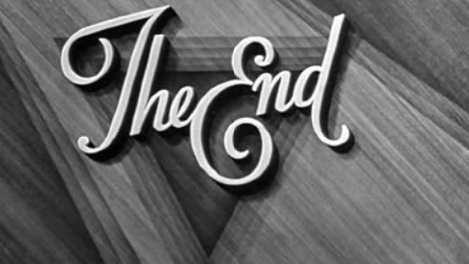 Der "The End"-Schriftzug aus Alfred Hitchcocks "Berüchtigt"