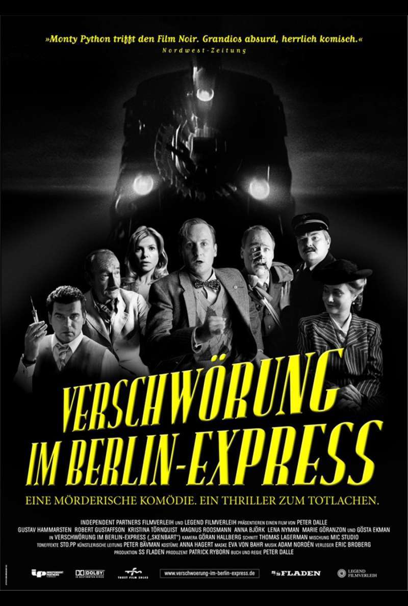 Verschwörung im Berlin-Express - Skenbart Plakat