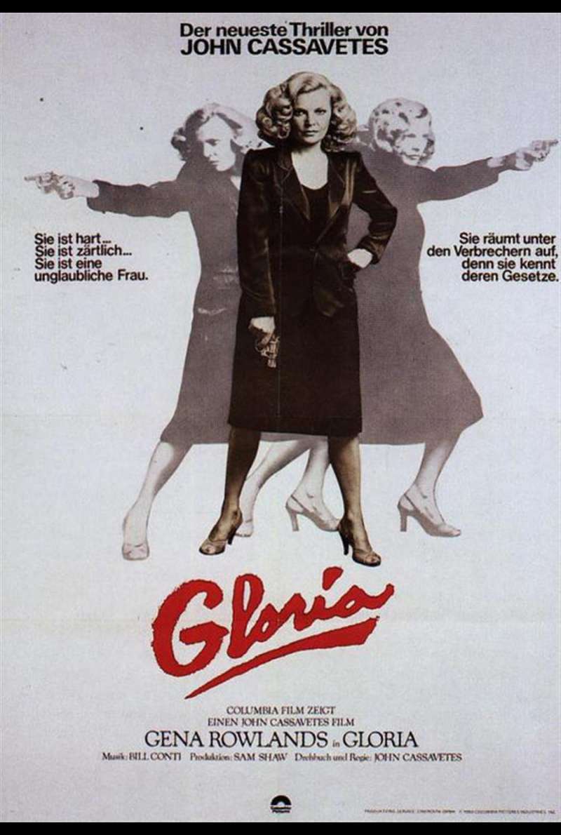 Gloria, die Gangsterbraut Plakat