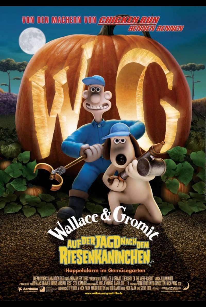 Wallace und Gromit - Auf der Jagd nach dem Riesenkaninchen Plakat