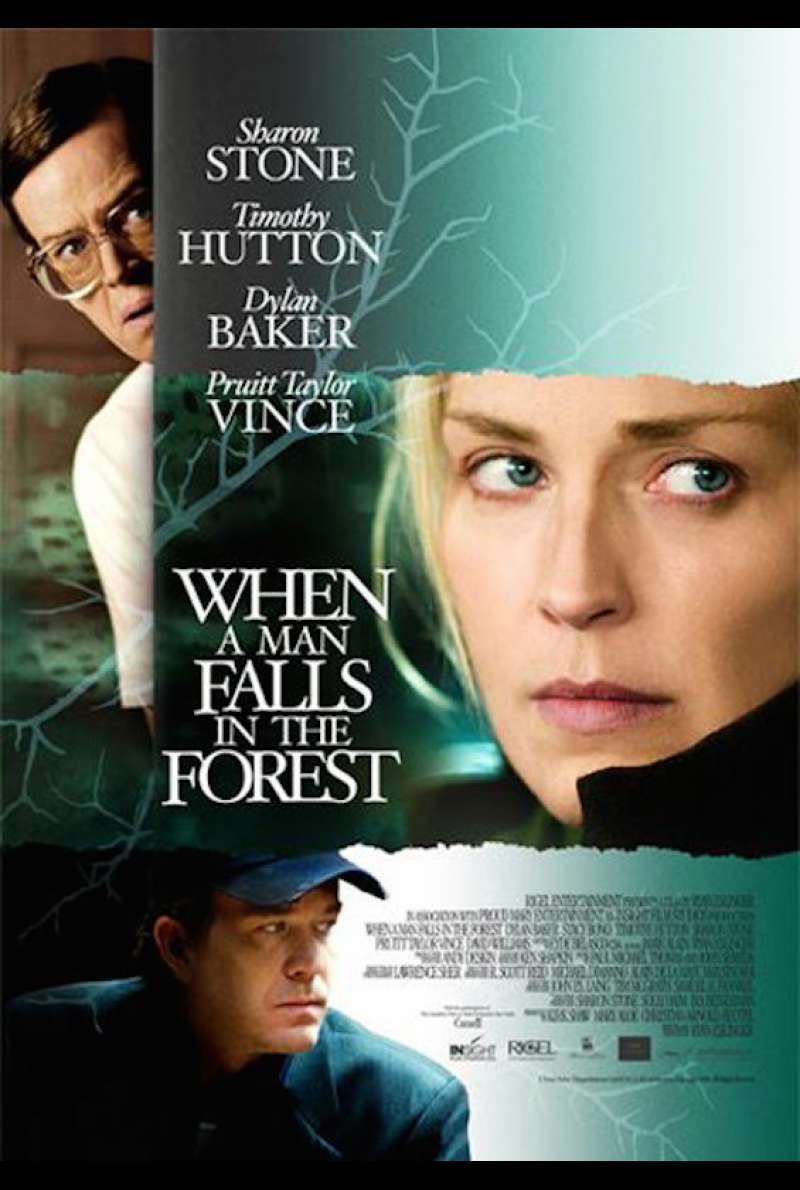 When A Man Falls In The Forest Plakat