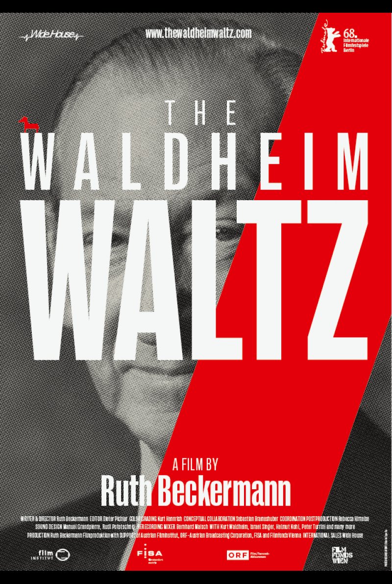 Englisches Plakat zu Waldheims Walzer (2017)