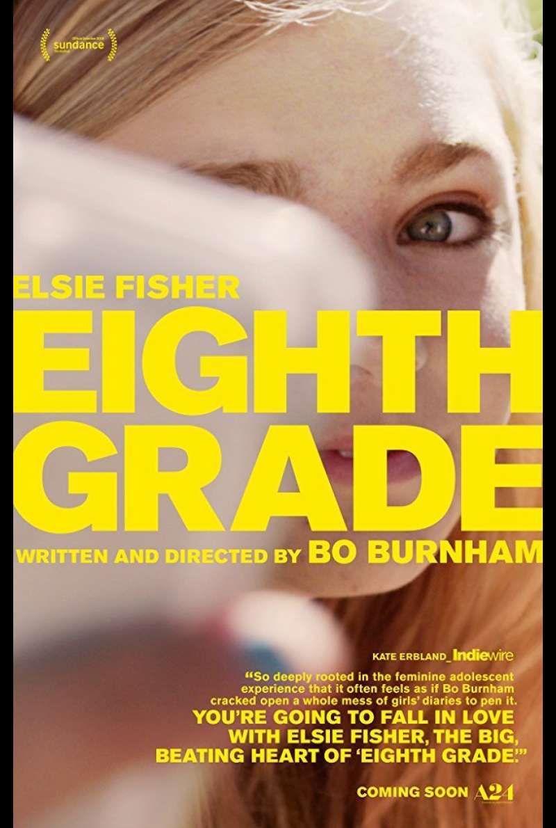 US-Poster zu Eight Grade (2018) von Bo Burnham
