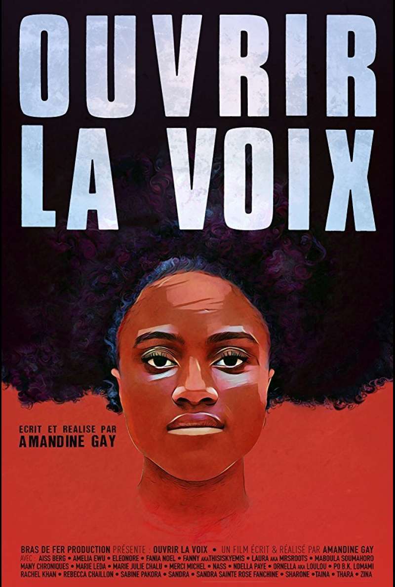 Französisches Plakat zu Speak Up / Ouvrir la voix von Amandine Gay
