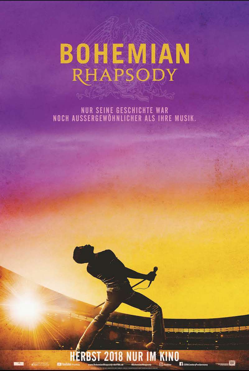 Deutsches Teaserplakat zu Bohemian Rhapsody (2018)