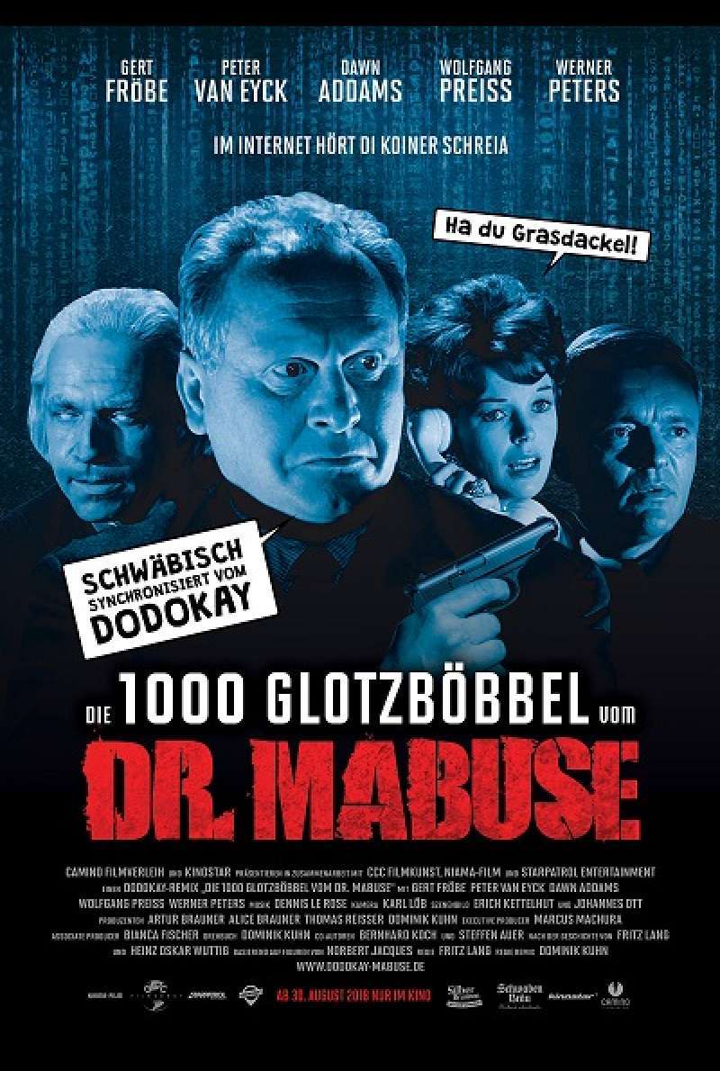 Die 1000 Glotzböbbel vom Dr. Mabuse - Filmplakat