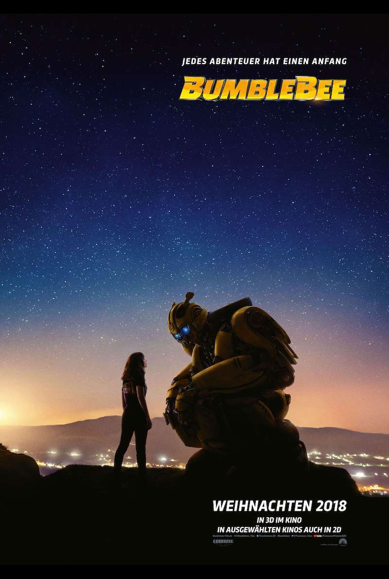 Dt. Teaserplakat zu Bumblebee (2018)