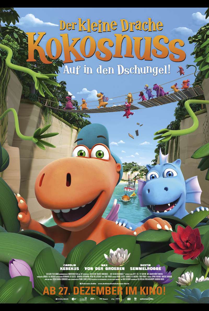 Filmplakat zu Der kleine Drache Kokosnuss - Auf in den Dschungel! (2018)