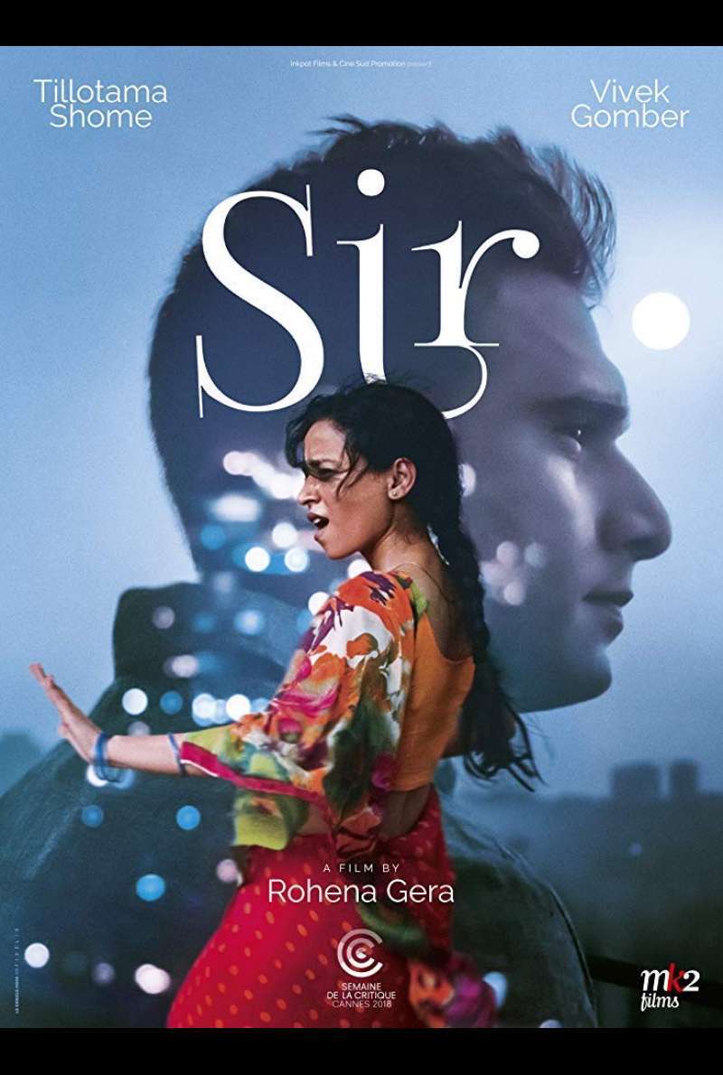 Französisches Filmplakat zu Sir (2018) von Rohena Gera