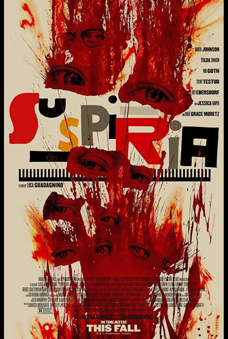 Int. Filmplakat zu Suspiria (2018)