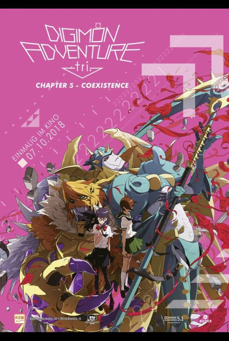 Poster zu Digimon Adventure tri. Chapter 5: Coexistence (2017)