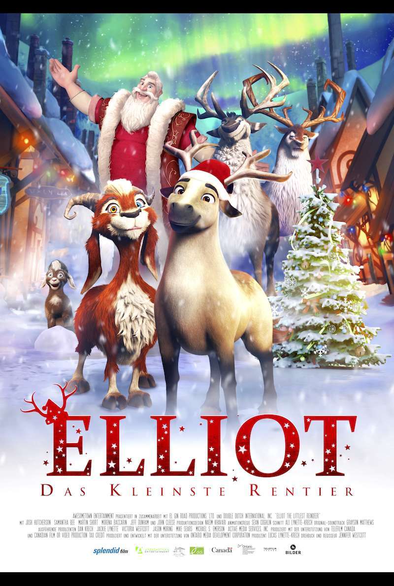 Filmplakat zu Elliot, das kleinste Rentier (2018)