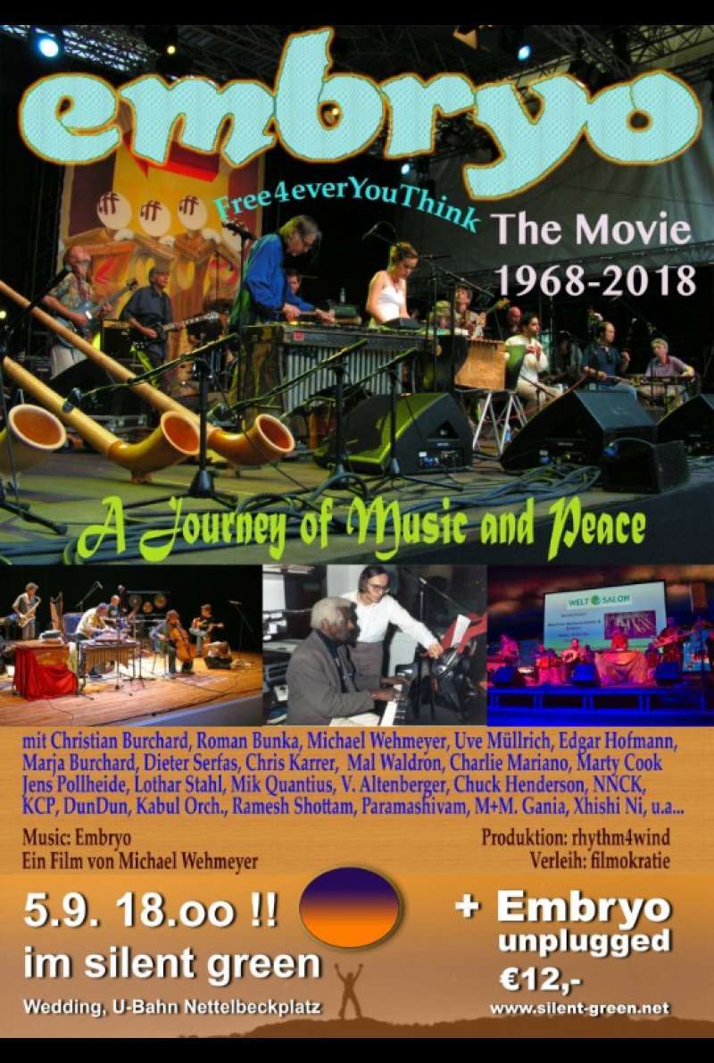 Poster zu Embryo - A Journey of Music and Peace (2018)