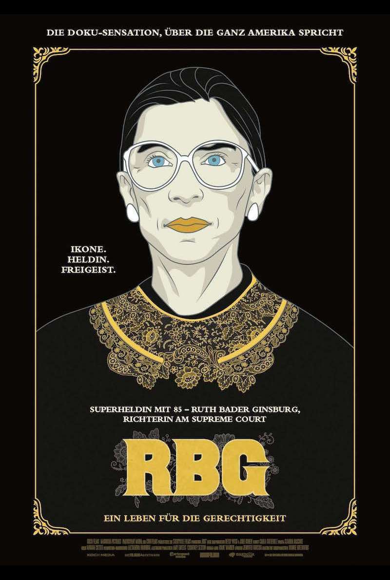 Filmplakat zu RBG - Ein Leben für die Gerechtigkeit (2018)