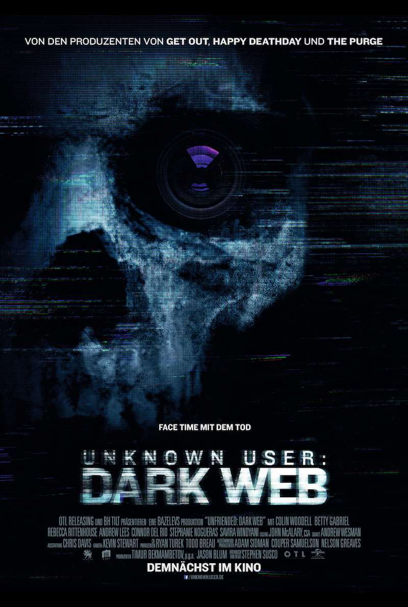 Filmplakat zu Unknown User: Dark Web (2018)