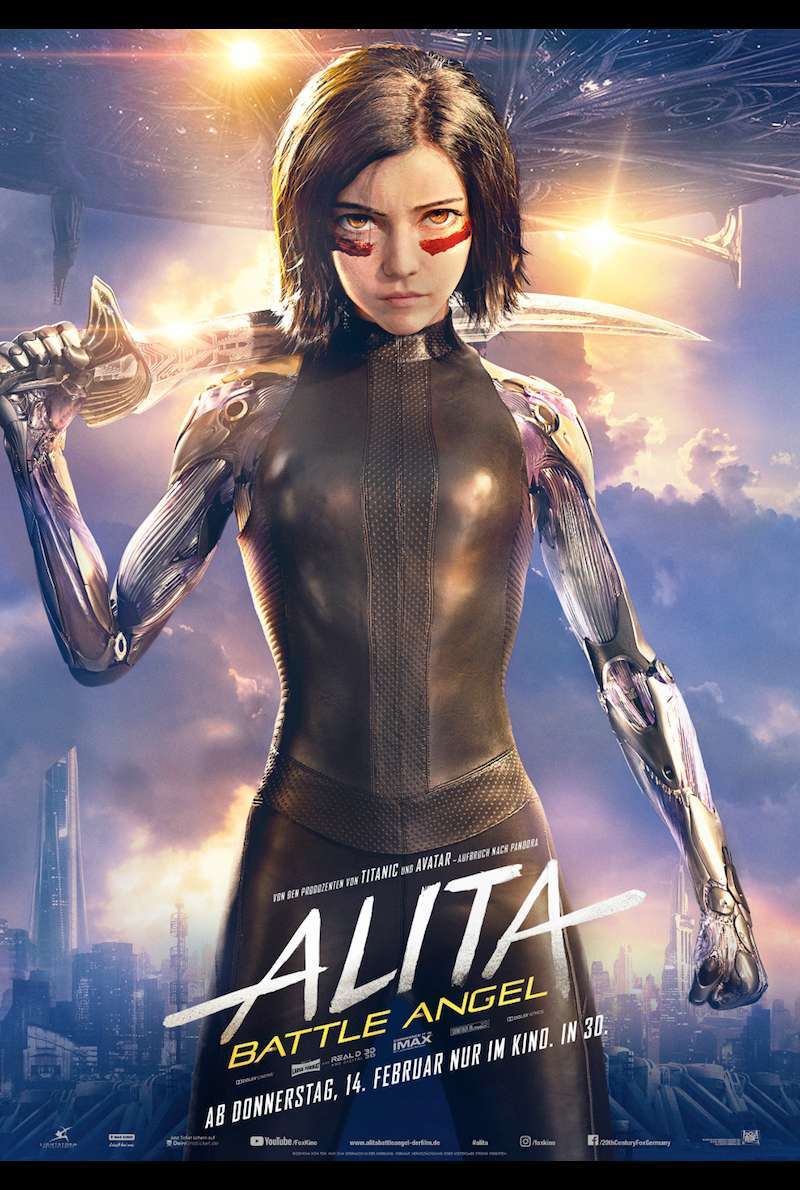 Filmplakat zu Alita: Battle Angel (2018) - Filmplakat (DE)