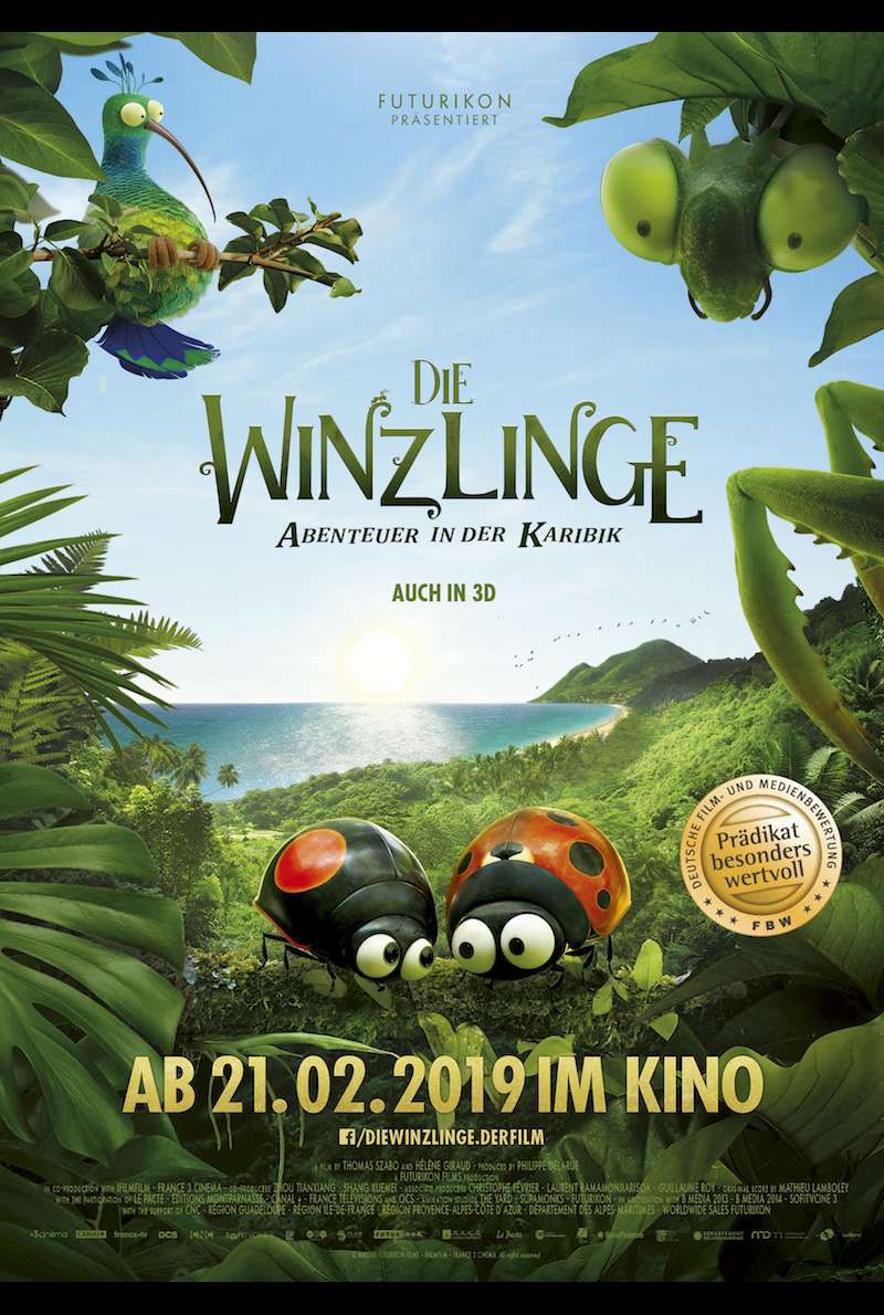 Filmplakat zu Die Winzlinge - Abenteuer in der Karibik (2019)