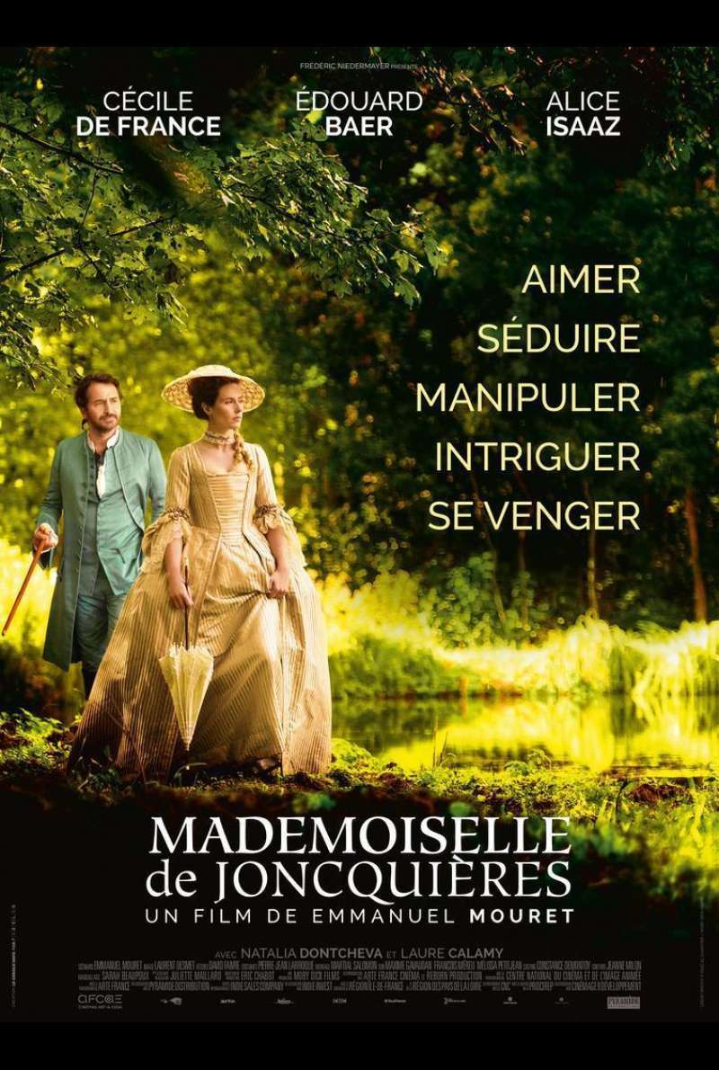 Französisches Filmplakat zu Mademoiselle de Joncquières (2018)