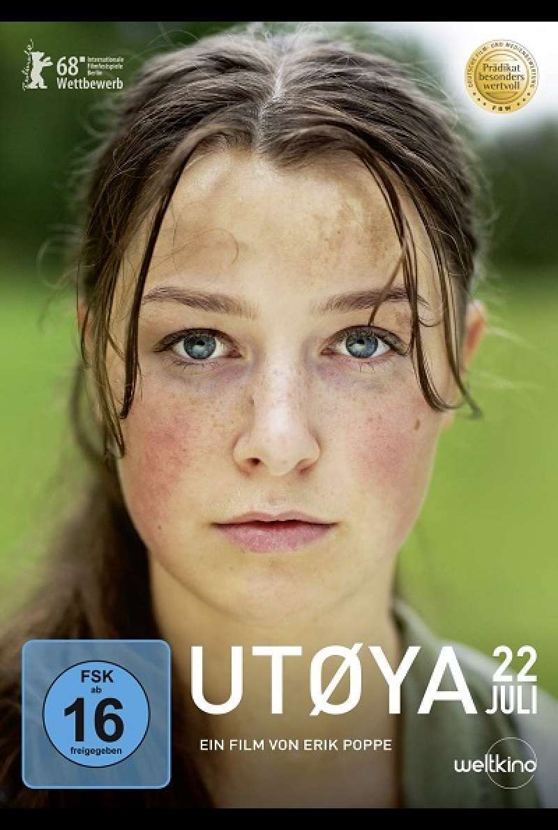 Utøya 22. Juli - DVD-Cover