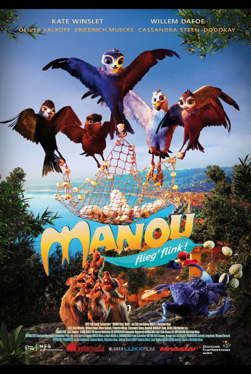 Filmplakat zu Manou – flieg‘ flink! (2018)