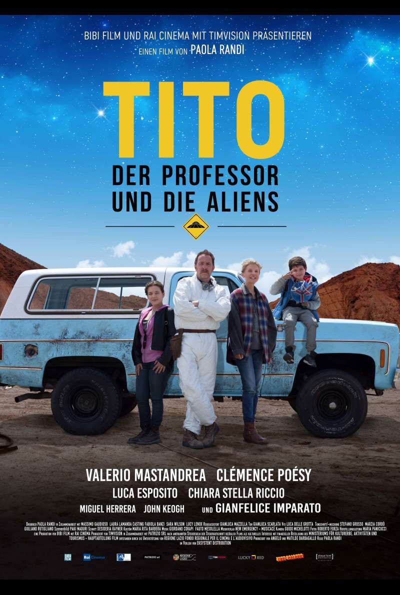 Filmplakat zu Tito, der Professor und die Aliens (2017) von Paola Randi