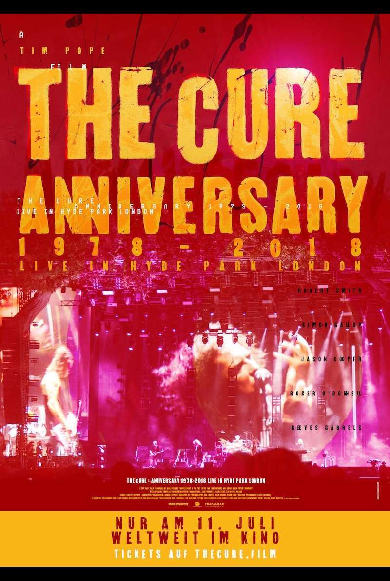 Filmplakat zu The Cure - Anniversary 1978 - 2018 - Live in Hyde Park London (2019)