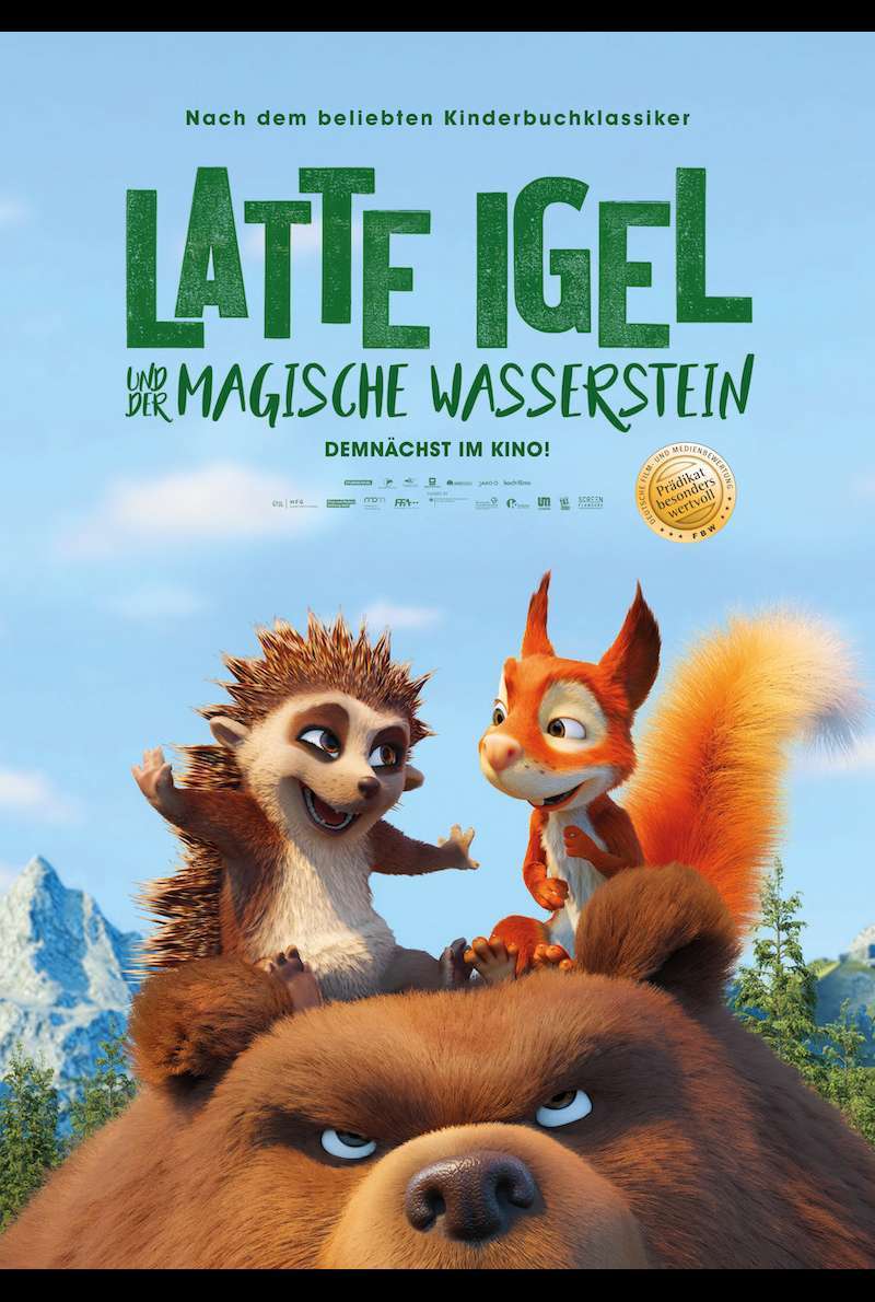 Filmplakat zu Latte Igel und der magische Wasserstein (2019)