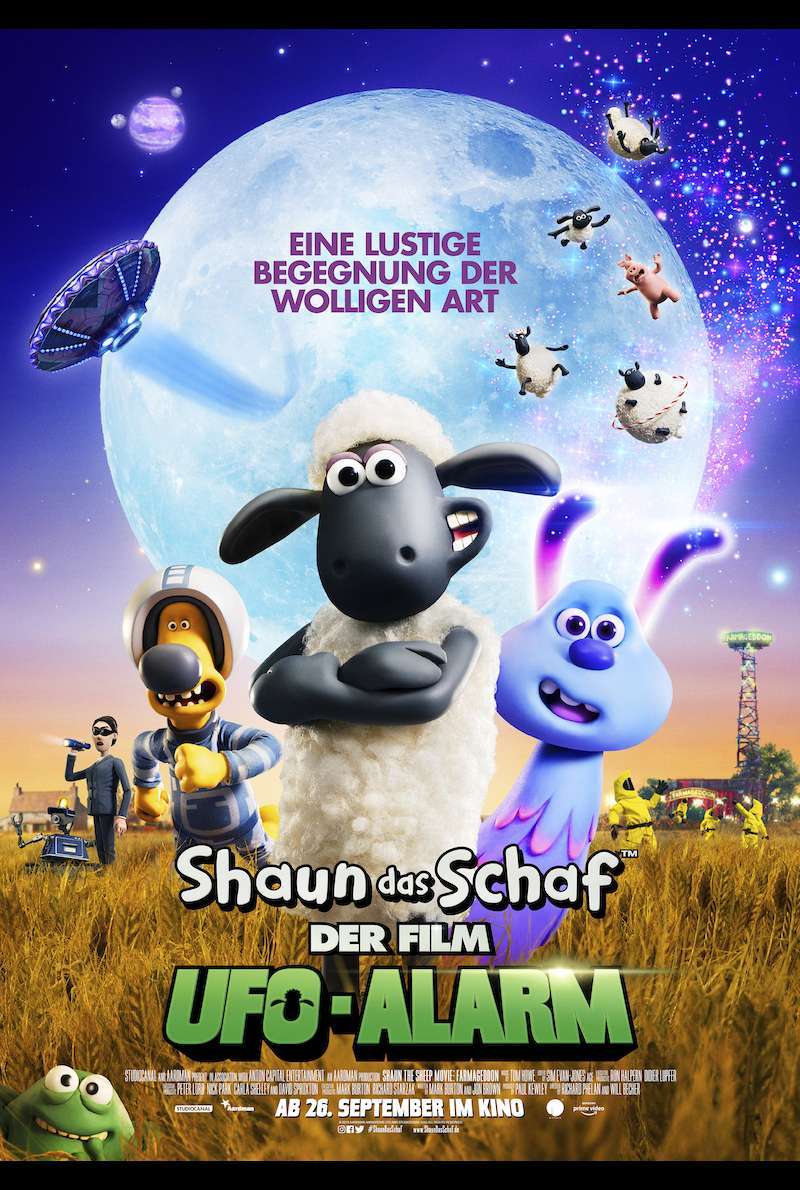 Filmplakat zu Shaun das Schaf - Der Film: UFO-Alarm (2019)