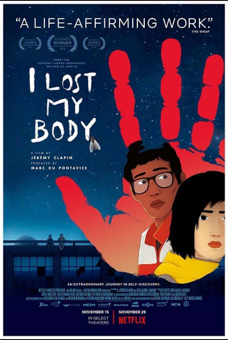 Ich habe meinen Körper verloren - Filmplakat (US)