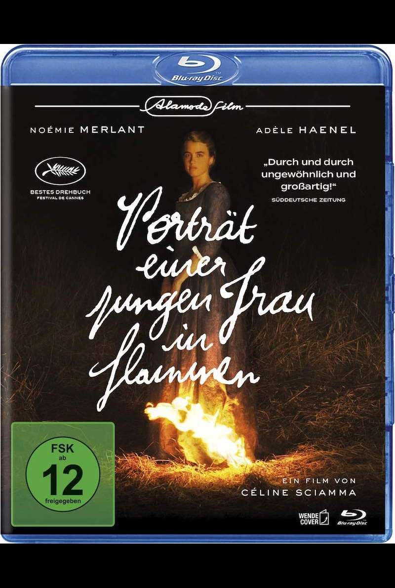 Blu-ray-Cover zu Porträt einer jungen Frau in Flammen (2019)