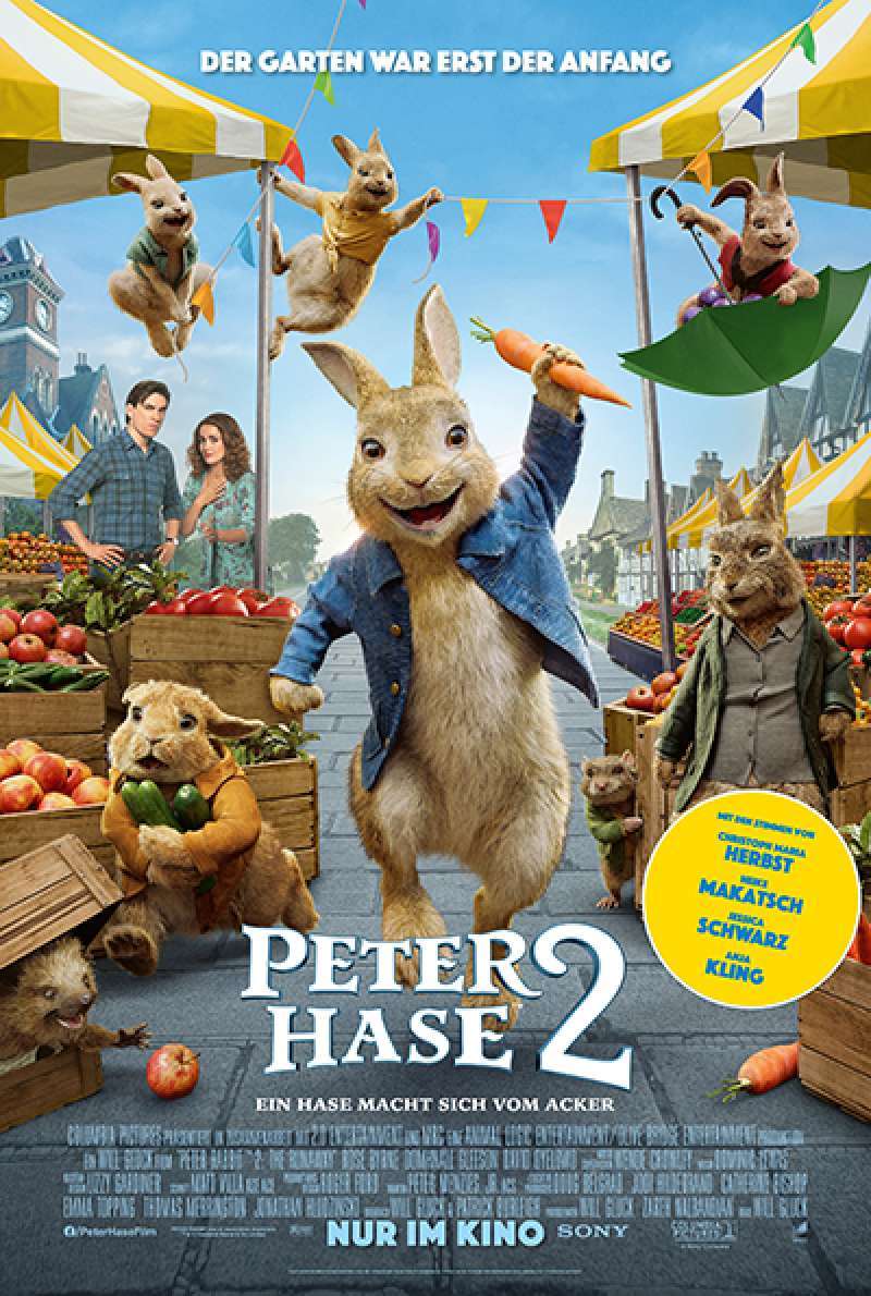 Filmstill zu Peter Hase 2 - Ein Hase macht sich vom Acker (2020) von Will Gluck