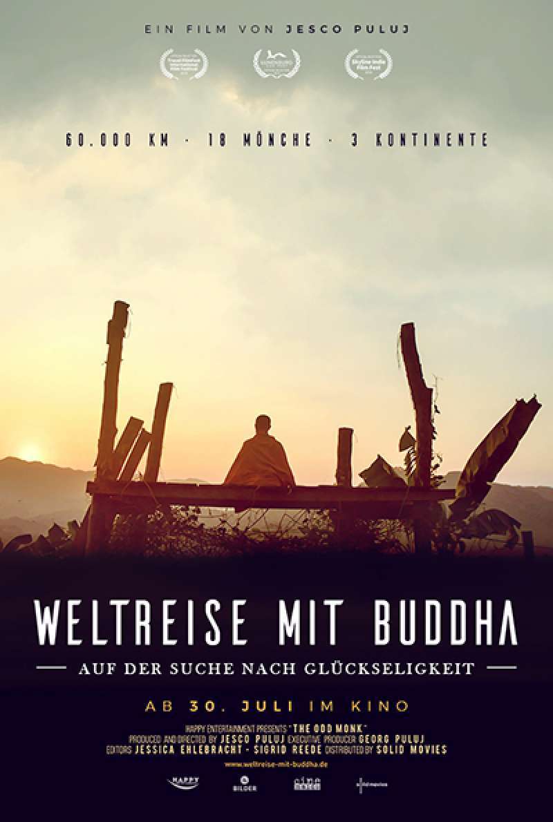 Filmstill zu Weltreise mit Buddha (2020) von Jesco Puluj