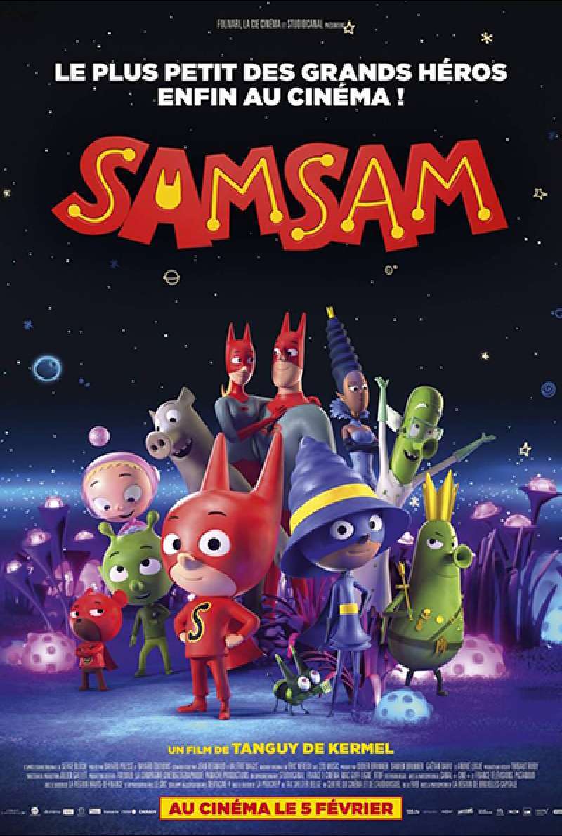 Filmstill zu SamSam - Der kleine Superheld (2019) von Tanguy de Kermel