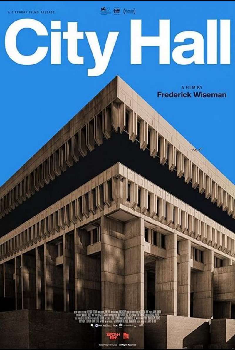 US-Plakat zu City Hall (2020) von Frederick Wiseman