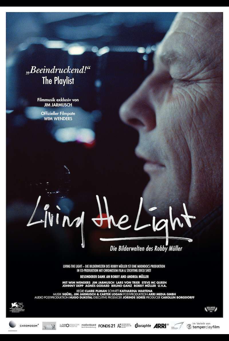Filmplakat zu Living the Light - Die Bilderwelten des Robby Müller (2018)