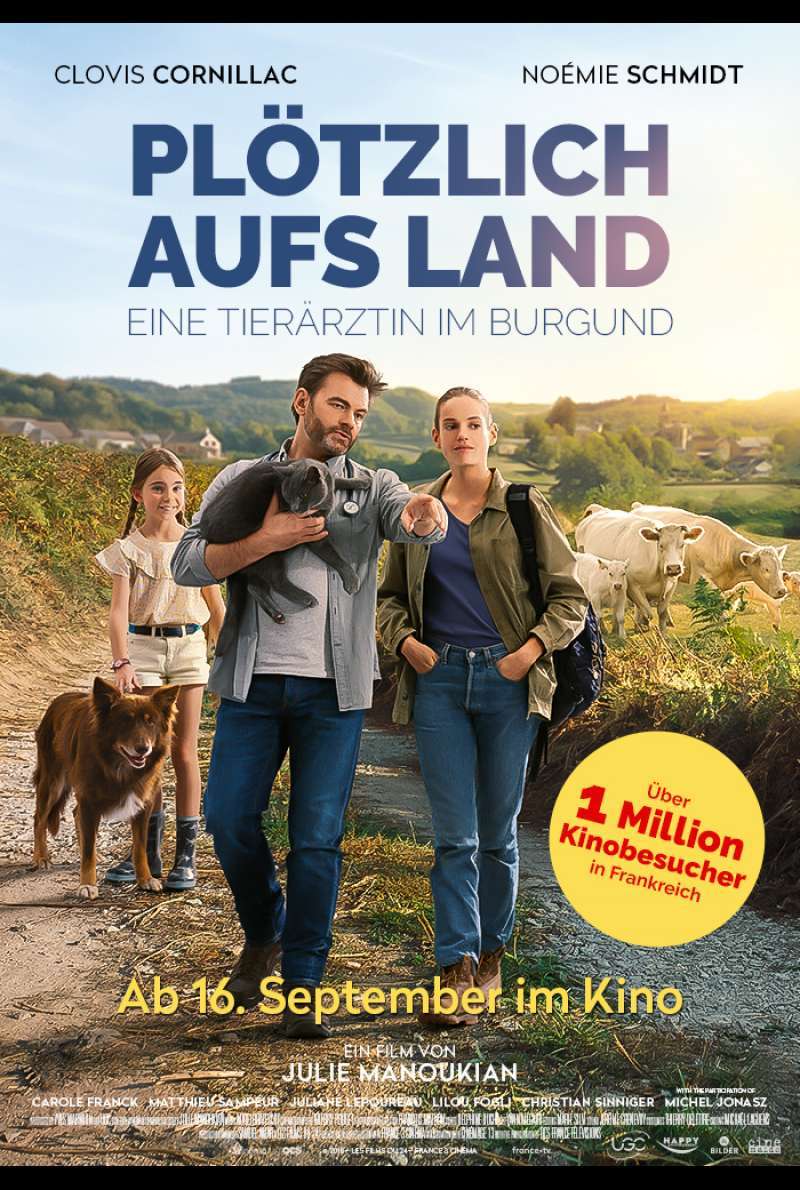 Filmplakat zu Plötzlich aufs Land - Eine Tierärztin im Burgund (2019)