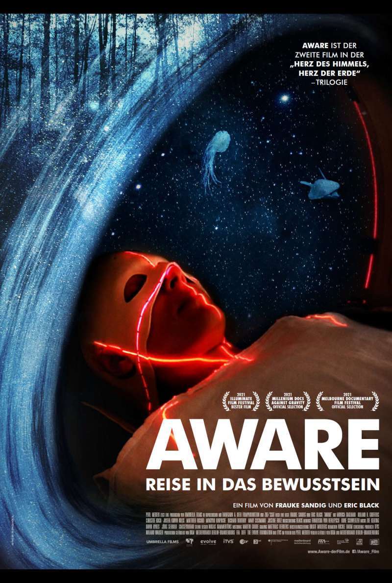 Filmstill zu Aware - Reise in das Bewusstsein (2021) von Frauke Sandig, Eric Black