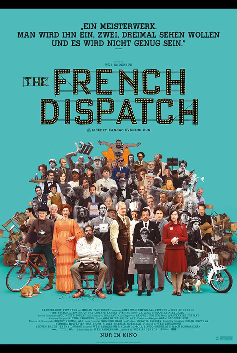 Filmplakat zu The French Dispatch (2021)