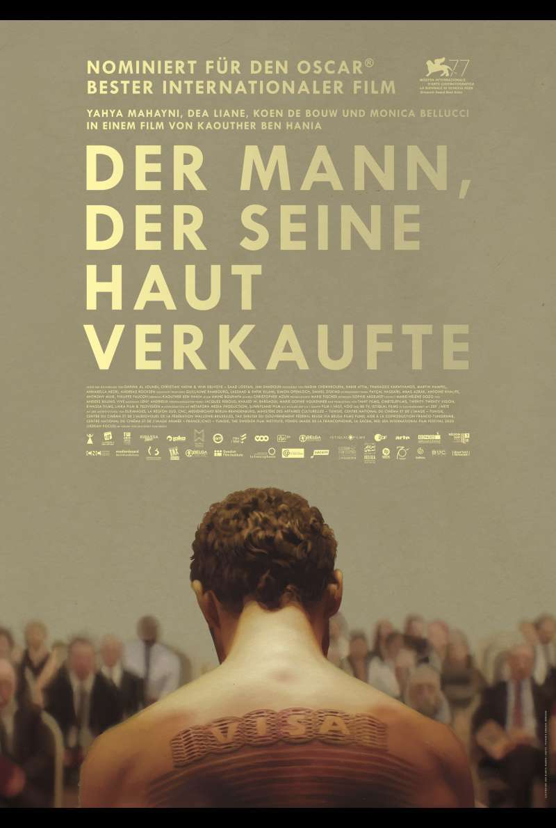 Filmstill zu Der Mann, der seine Haut verkaufte (2020) von Kaouther Ben Hania